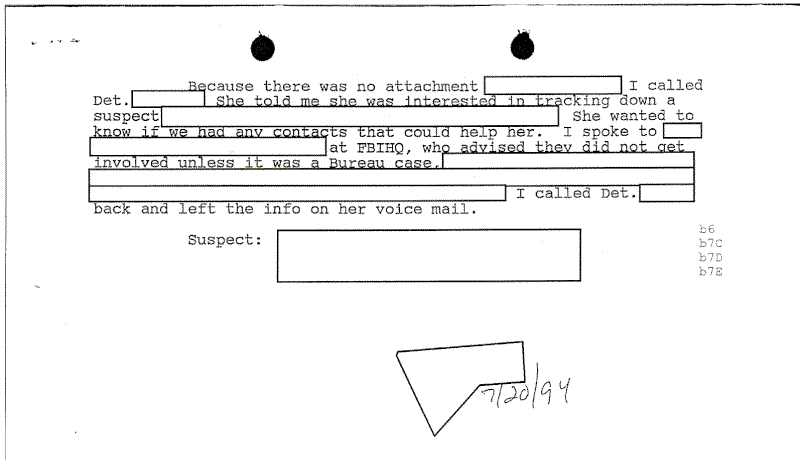 Cheri Jo Bates DNA Document Page 2