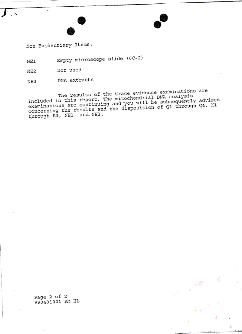 Cheri Jo Bates DNA Document Page 8